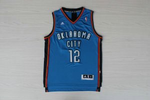 Maillot De Basket Oklahoma City Thunder StevenAdams 12 Tissus Sportif Fans Edition Bleu